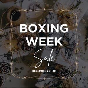 25% off Boxing Week Sale